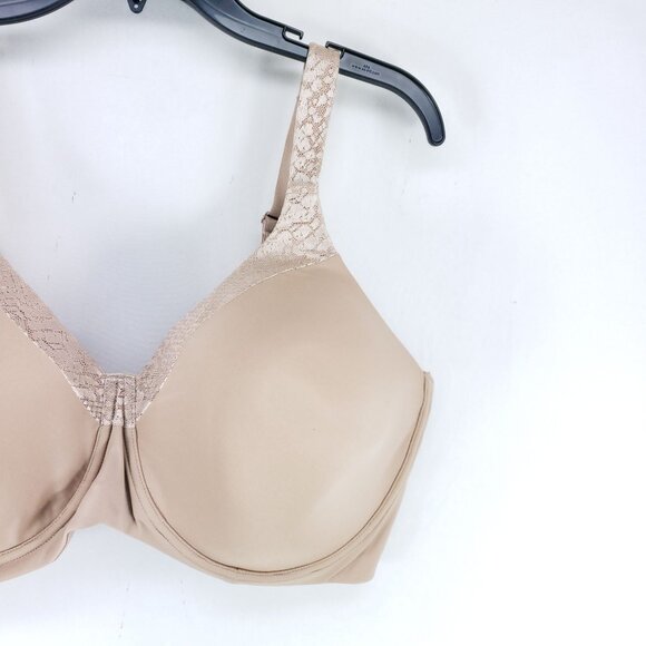 Leading Lady Luxe Side Smoothing Bra Size 44F Nude Underwire - Picture 2 of 7